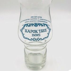2  Vintage 1979  Kapok Tree Inn Forida Cocktail Souvenier glasses